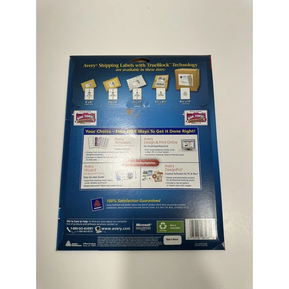 330 Labels 33 Sheets Avery 5163 & 8163 Shipping Labels 2